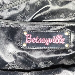 Betsey Johnson Black Betseyville Tote Bag